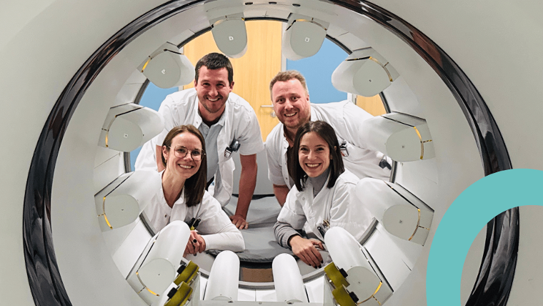 Image Gamma caméra médecine nucléaire